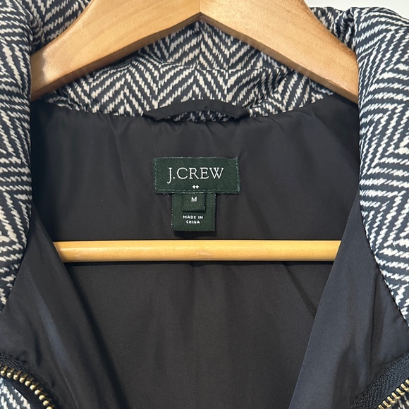 J. Crew Women's Black and White Chevron Vest - Picture 3 of 4